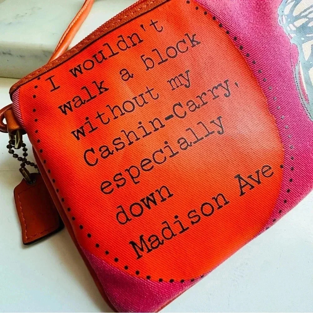 Coach Y2K Rare Ltd Ed Bonnie Cashin Cash Wristlet - Picture 2 of 5